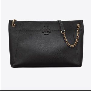 Tory Burch McGraw Chain-Shoulder Slouchy Tote